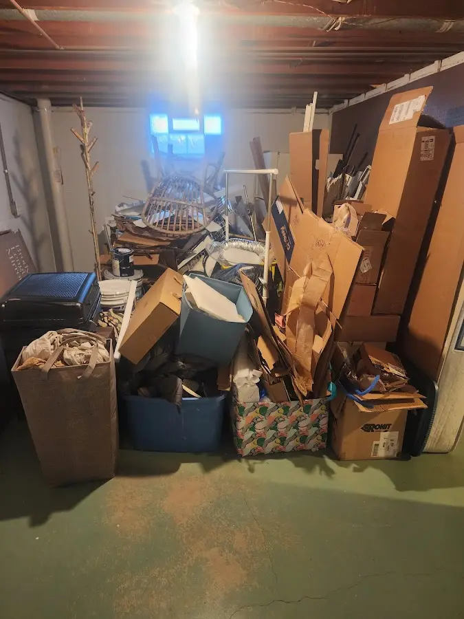 Roll-off dumpster container at job site for Construction Dumpster Rental in Vero Lake Estates